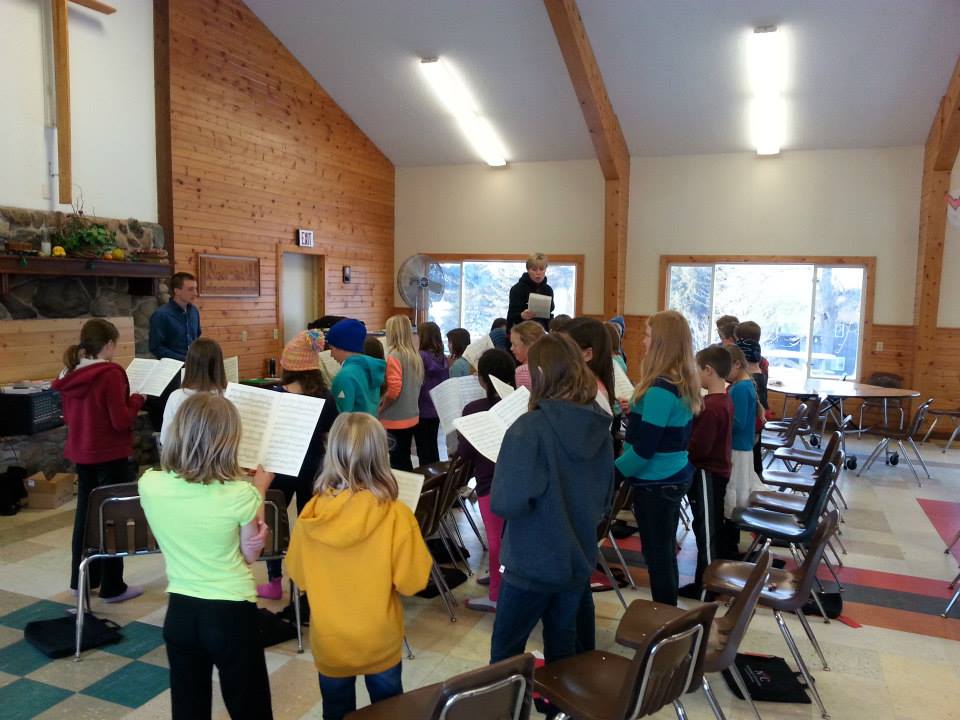 Getting a great start on learning our spring repertoire!